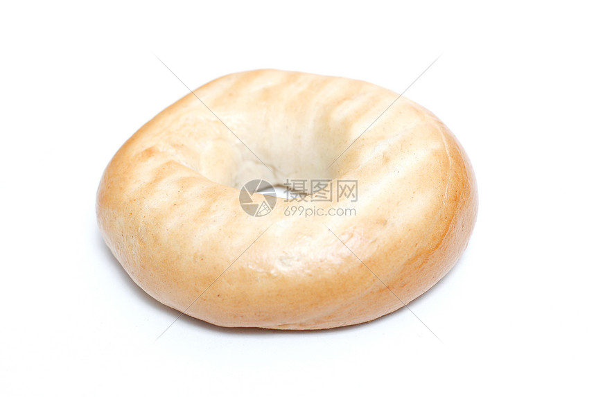 百吉盘饮食棕色小麦反射早餐白色摄影脆皮圆圈面包图片