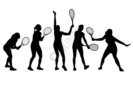 网球对手玩家球拍黑色运动分数中风场地竞赛服务图片