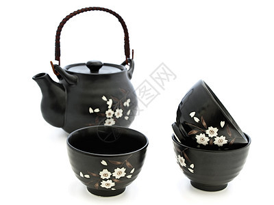 茶茶仪式瓷器厨具服务黏土餐具制品用具血管茶碗陶瓷图片