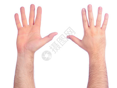 男性手数倒数拼贴画手势女性手臂身体剪辑一部分指针小路图片