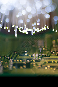 带细节和光效应的光纤图片电缆纤维互联网技术全球电子产品网络数据金属光学背景图片