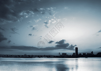 台北日落城市风景天空蓝色游客城市天际港口风景地标旅行青色图片