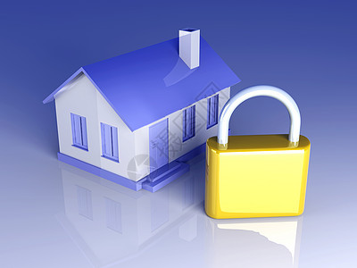 房地产担保挂锁金属保险玩具财产窗户安全锁定大厦房子图片