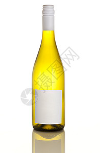 白葡萄酒瓶酒精桌子标签工作室影棚白色食物奢华庆典玻璃图片