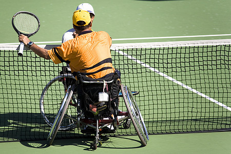 残疾人轮椅网球主席男性国际火柴男人优胜者比赛竞争车轮狂欢节障碍冠军图片
