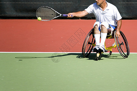 残疾人轮椅网球主席男性竞争者国际挑战火柴男人狂欢节冠军障碍锦标赛游戏图片