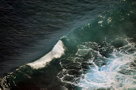 印度洋蓝绿色海浪天气冲浪海岸线热带断路器波浪海啸风暴图片