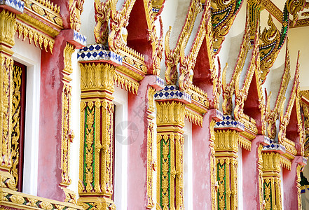 泰国佛教寺庙窗户石头连体佛陀上帝宗教建筑学神社建筑信仰图片