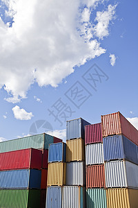 货物集装箱商业方式船运工业出口交通码头港口贸易联运图片
