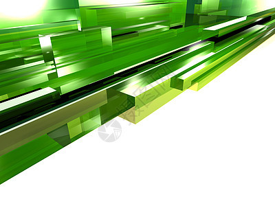 绿绿玻璃立方体塑料玩具材料气体水晶场地金属反射图片