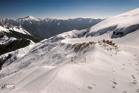 白雪雪山图片