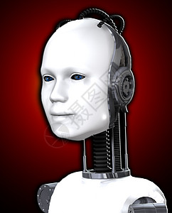 女机器人技术自动机女性情绪化情感机器女士机械鼻子图片