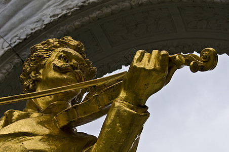 约翰施特劳斯公园石头作曲家歌剧数字小提琴家雕像音乐艺术家艺术图片