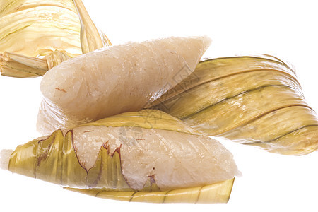 瓜状大米 挤压式饺子叶子午餐马来语小袋美味宏观食物树叶图片