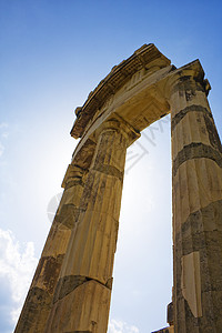 希腊德尔菲雅典娜普罗内亚寺庙考古学建筑游戏世界遗产运动历史性历史建筑学废墟图片
