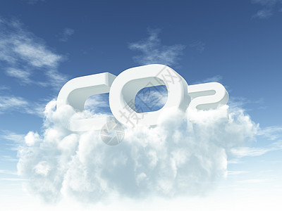 二氧化碳2化学空气全球天空插图温室气体图片