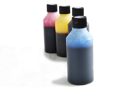 打印机墨水打印瓶子液体喷墨印刷外设青色染料笔芯电脑图片