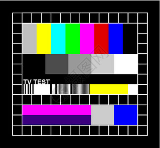 彩色电视信号图形图片