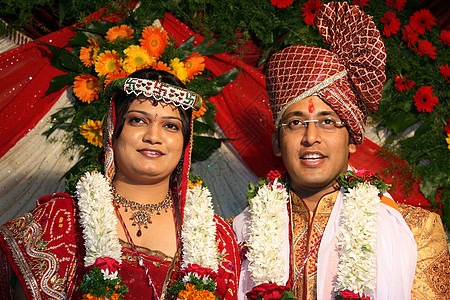 印度婚礼传统的印度传统婚礼背景