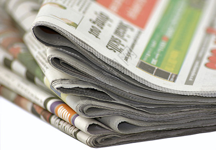 报纸新闻故事报告商业折叠头条阅读新闻业记者金融图片