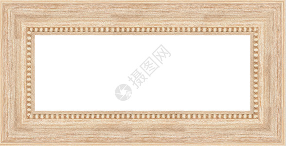 框架文化艺术乡愁画廊绘画家具木头长方形照片白色背景图片