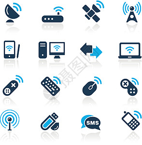 无线和通信图标///Azure系列图片