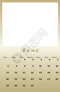 2010年每月日历日记商业图片