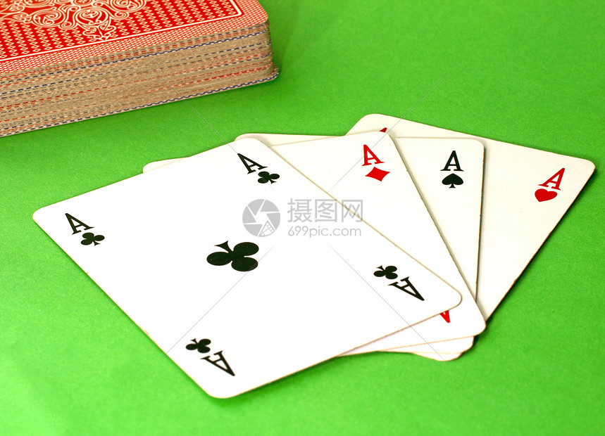 四A类卡片高手游戏玩家黑色扑克国王钻石运动桌子图片