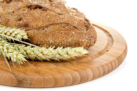 面包食物午餐绿色生长谷物早餐面粉收成美食农业图片