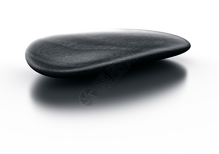 黑石卵石石头岩石计算机白色背景图片