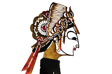 影子游戏的面罩模式运输狮子文物绘画骆驼面具艺术品遗产文化图片