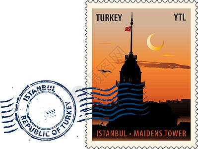 伊斯坦布尔邮戳图片