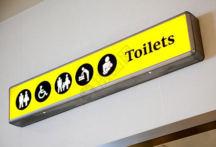 厕所符号民众黄色女孩家庭房间男生指示牌男人卫生间女性图片