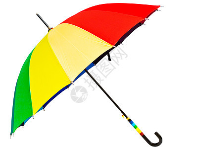 多色雨伞亮度保护光谱天气黄色彩虹绿色织物阳伞尼龙图片