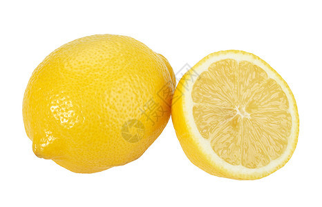 黄柠檬整片横截面图片