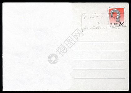 贺卡邮资邮政邮票船运棕色明信片空邮仪表卡片邮件背景图片