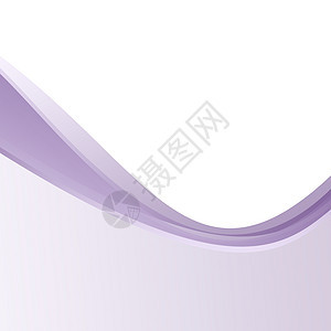 电波曲线弯曲白色海浪乐队坡度紫丁香艺术绘画图片