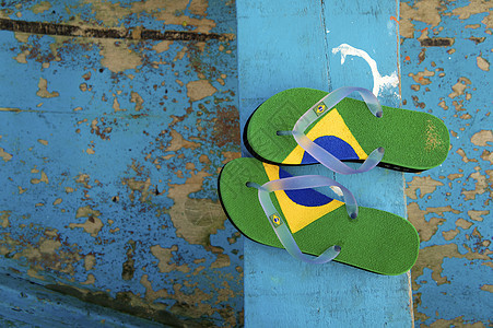 巴西滑坡目的地海滩活动乐趣旅游假期蓝色拖鞋休闲热带图片