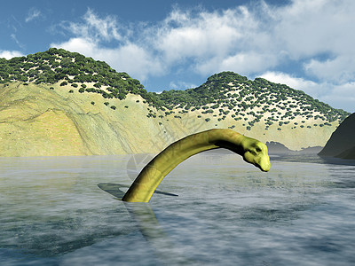 尼斯湖怪地平线恐龙生物堆焊骗局脖子液体爬行动物神话怪物图片