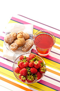 草莓甜点水果玻璃状食物红色玻璃糕点图片