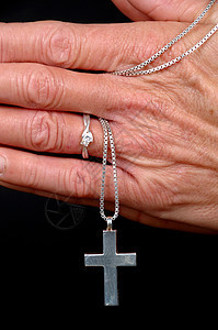 女人祈祷怜悯信仰戒指珠宝信号金属信徒上帝帮助女士图片
