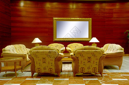 旅馆大厅椅子木头长椅门厅桌子沙发房子奢华住宅凳子图片