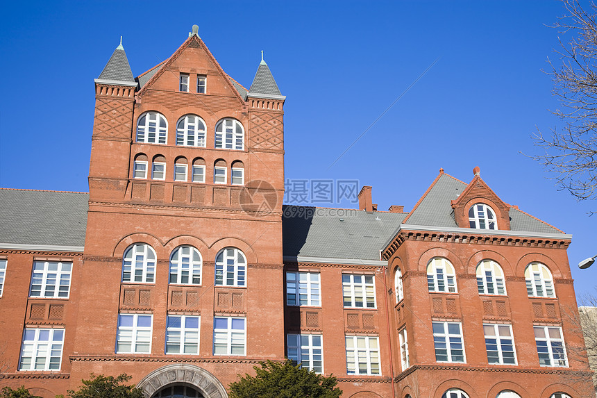 麦迪逊历史建筑大学校园窗户历史性蓝色天空建筑学图片