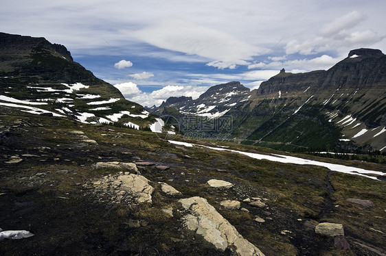 冰川国家公园对面风景勇气峡谷旅行冰川商务图片