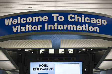 欢迎来到芝加哥飞机场酒店商务飞机乘客机场旅行国际图片