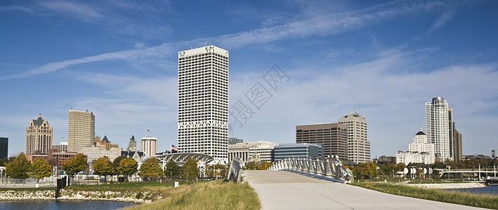 密尔瓦基全景组织景观风光都市名楼艺术建筑假期城市旅行建筑学图片