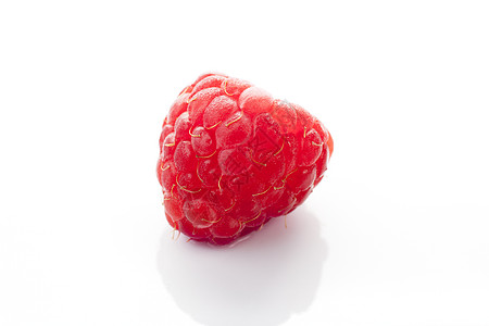 孤立的草莓浆果营养覆盆子水果白色食物背景图片