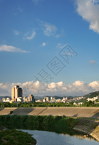 城市在白天场景建筑学公寓地标构造景观全景住宅住房摩天大楼图片