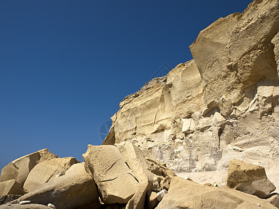 砂岩侵蚀地理风景天空地质学旅行海岸石灰石悬崖假期场景图片