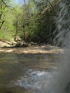 瀑布晴天水分自然保护区岩石石头背景对象风景河流频道图片